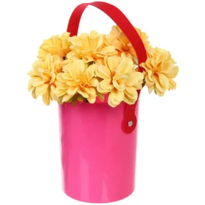 Коробка для цветов и подарков «Нежность» 11*14 см, фуксия