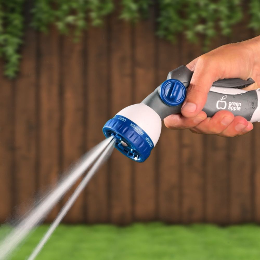GWHM12-037 GREEN APPLE Пистолет-распылитель, пластик, 8 режимов | Аксессуары для полива Green Apple