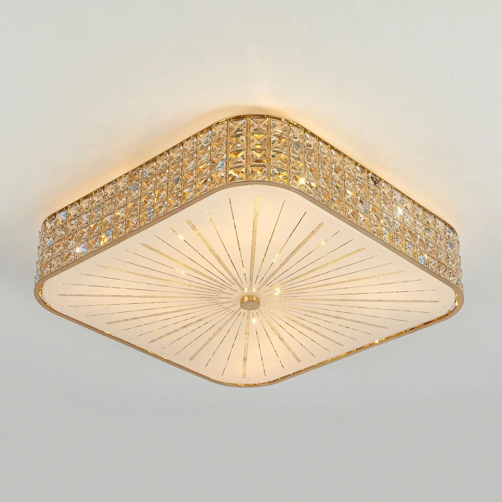 Citilux Портал CL324282 Люстра хрустальная Золото