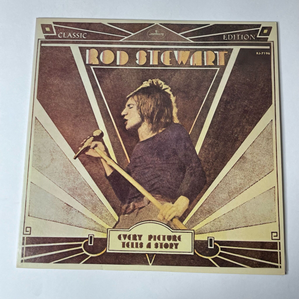 Винтажная виниловая пластинка LP Rod Stewart Every Picture Tells A Story (Japan 1976) (No Obi) Mandolin Wind