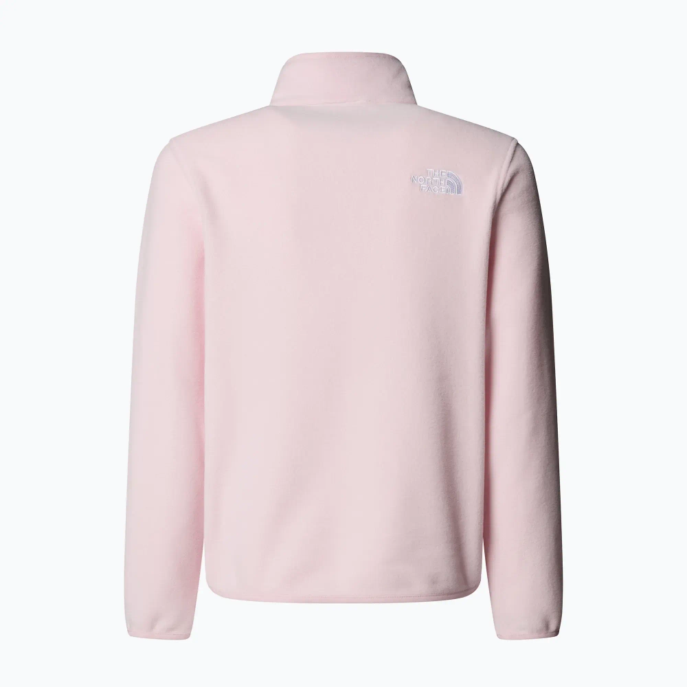 Детская флисовая кофта The North Face Teen Glacier 1/4 Zip розовая