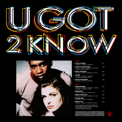 LP: Cappella — «U Got 2 Know» (1994/2023) [Black Vinyl]