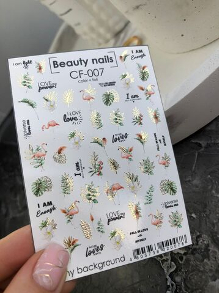 Слайдеры для маникюра фольгированные