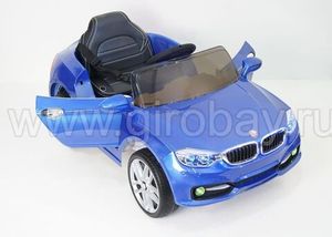 Детский электромобиль River Toys BMW P333BP синий фото №6