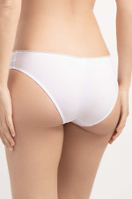 Трусы-слипы Kate с узором в виде листвы полевых цветов (Размер: 46) (Цвет: белый)