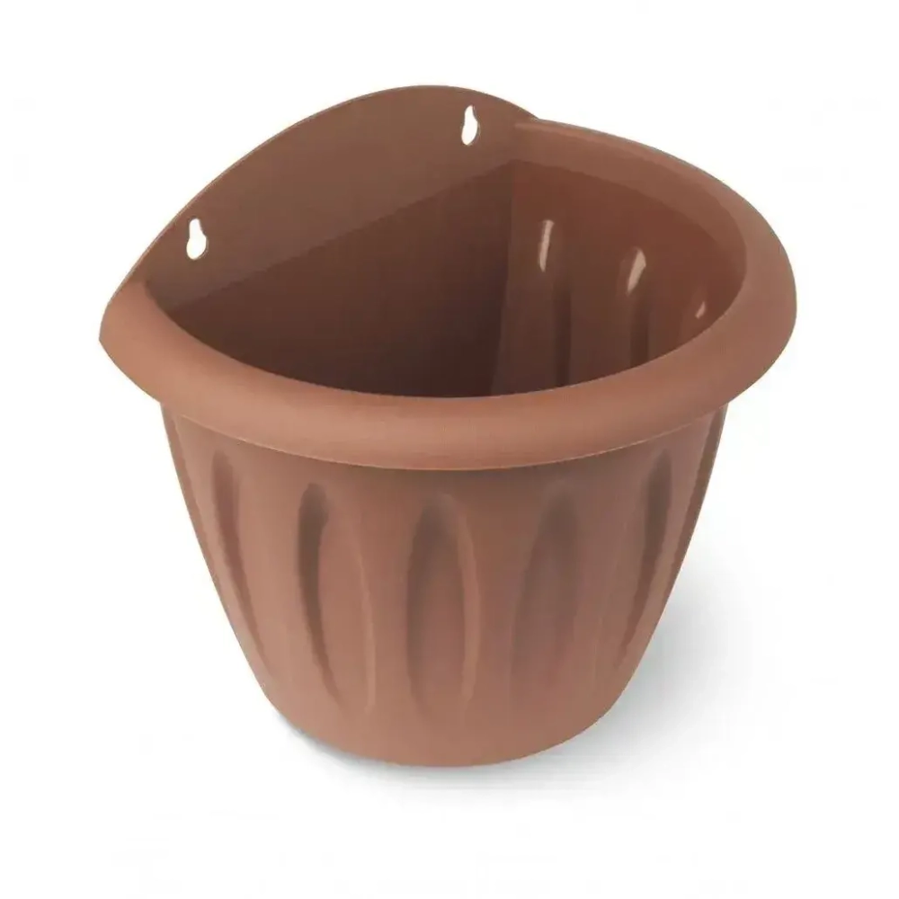 Кашпо настенное Фелиция терракот д24см С122Т