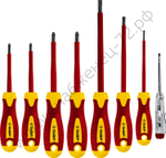 ЗУБР 8 предм., Набор диэлектрических отверток, Профессионал (25268)