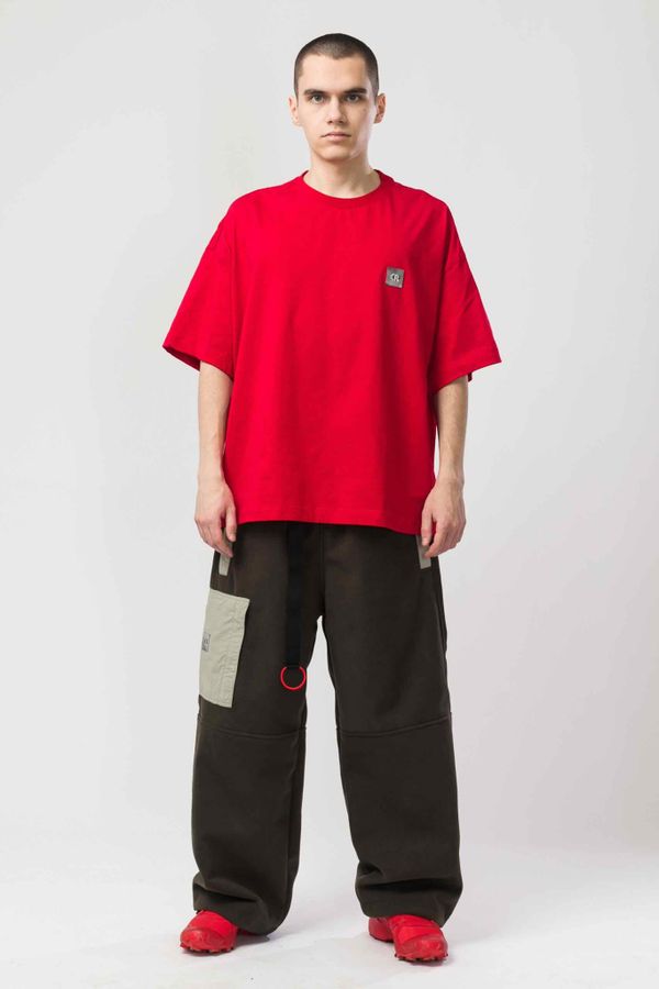 Футболка Wide T Стерео-варио красная - фото 2