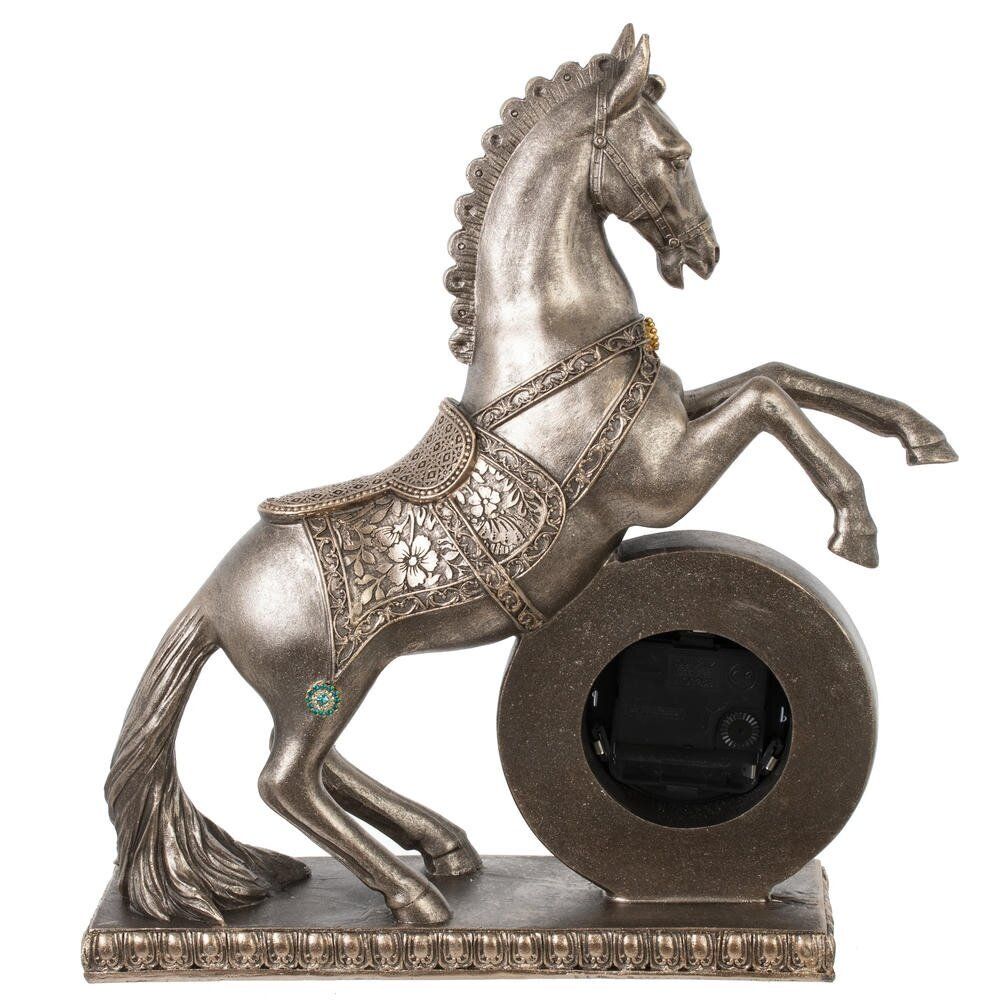 GAEM Фигурка декоративная "Лошадь" с часами (ААх1 н/п), L32 W9,5 H35 см