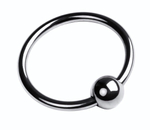 Кольцо на головку пениса размера M (Цвет: серебристый)