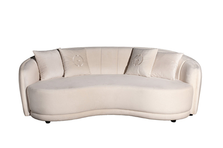 Диван трехместный бежевый 233x106x79см (без канта) Garda Decor