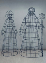 Фигуры Деда Мороза и Снегурочки