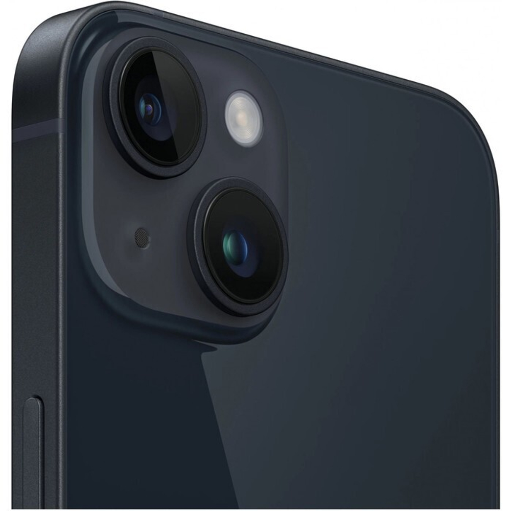 Смартфон Apple A2884 iPhone 14 128Gb 6Gb темная ночь моноблок 3G 4G 2Sim 6.1" 1170x2532 iOS 17 12Mpi