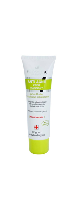 FlosLek Pharma Anti Acne - матирующий крем для кожи с несовершенствами /   50  ml  / GTIN 5905043001920