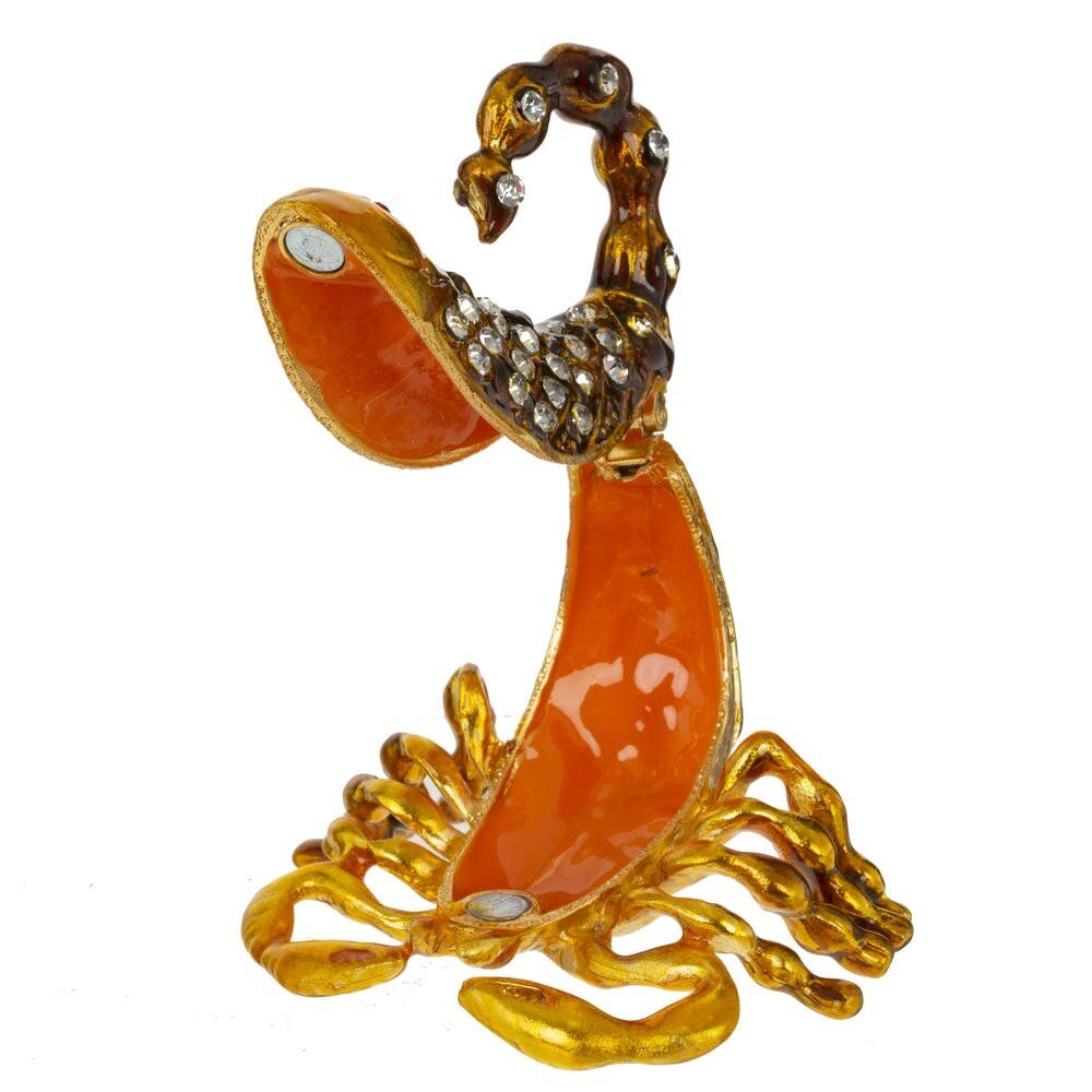 GAEM Шкатулка "Скорпион", L6,5 W5 H5,5 см