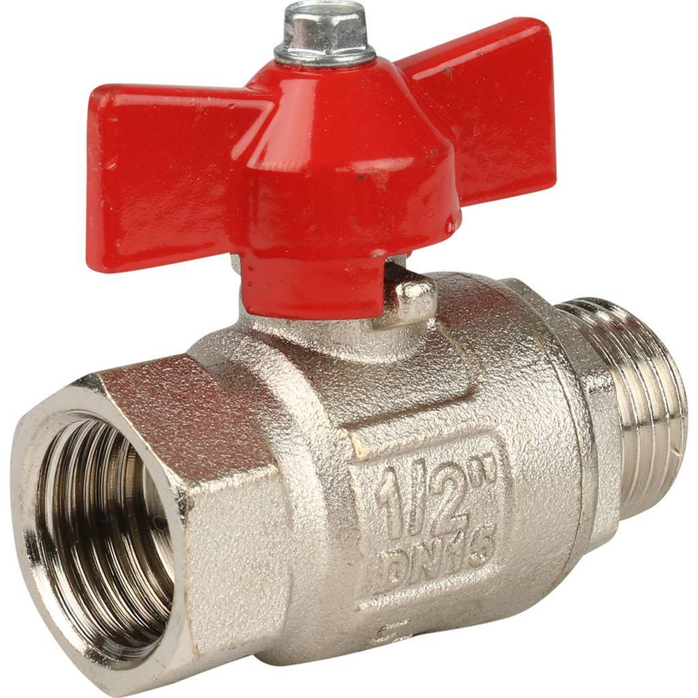Кран шаровой ITAP IDEAL 1/2" внутренняя/наружная (бабочка)