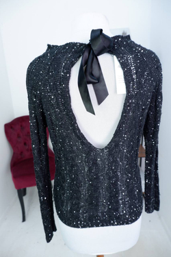 Джемпер с пайетками, визуально 44/46 размер