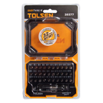 TOLSEN (TT20377) Набор вставок (бит) 1/4", PH, PZ, Hex, Torx, Slotted, TorxTR, Square, 32 предмета
