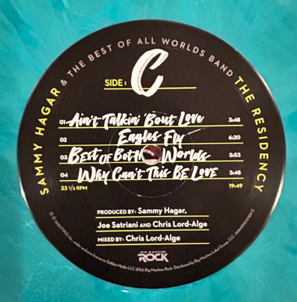 Sammy Hagar, The Best Of All Worlds Band / The Residency (Coloured Vinyl)(2LP)