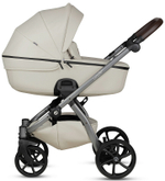 Детская коляска Tutis Uno 5 Plus Leather collection 3 в 1 1402168 Black Sesame