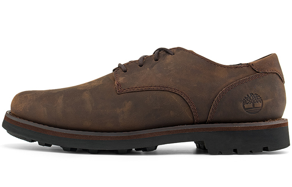 Timberland Leather Shoes Men"s Dark Brown