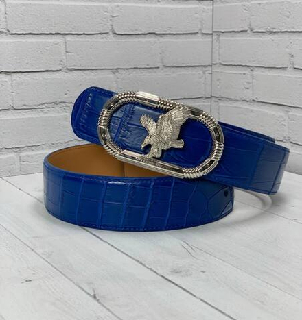 Ремень Stefano Ricci кожа крокодила