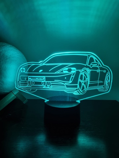Светильник "Автомобиль Porsche Taycan Turbo S"