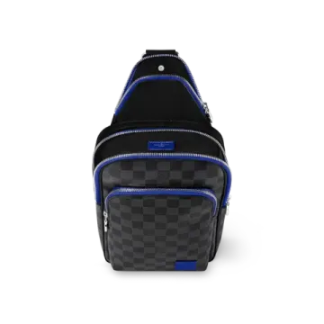 Louis Vuitton Avenue Slingbag Damier Graphite Blue