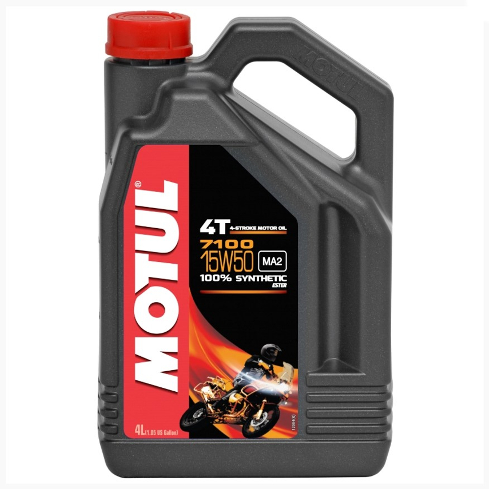 Масло 4т 15w50 синт Motul 7100 4 л