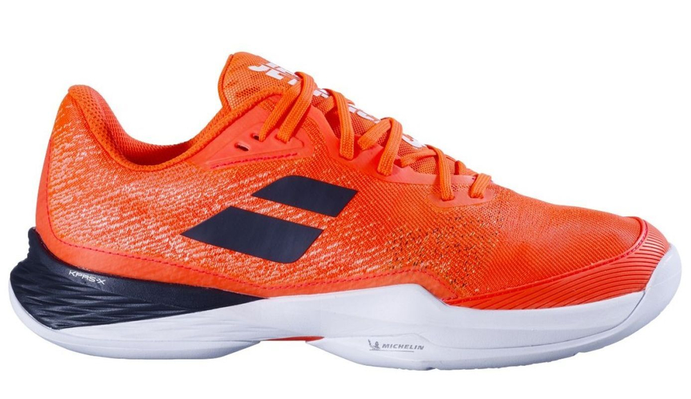 Мужские кроссовки теннисные Babolat Jet Mach 3 All Court - strike red/white