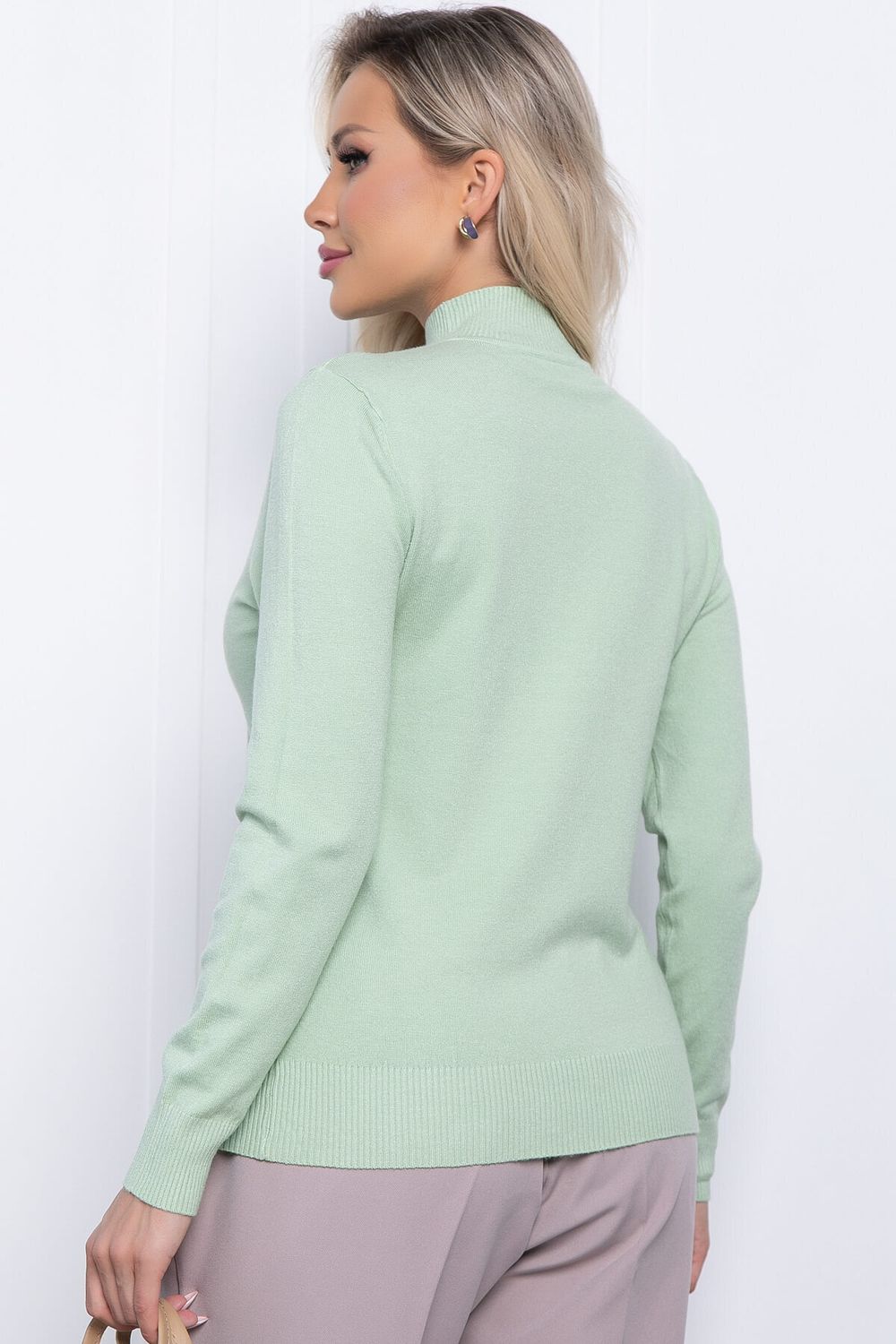 Водолазка "Осенняя история" Б7235 (фисташка) LT Collection (Акция)