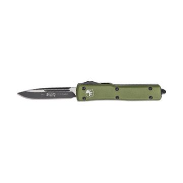 Автоматический нож Microtech UTX-70 Black 148-1OD c клинком из стали Böhler M390 Microclean®, рукоять алюминий