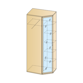 Шкаф угловой Карина ШК-1018