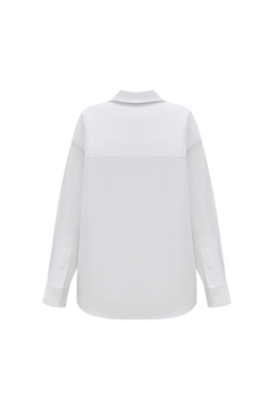 Рубашка оверсайз из хлопка