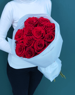 Роза красная Эквадор,11 штук(00079)