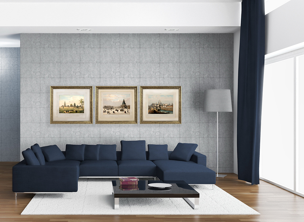 Москва. Общий вид Кремля. Из серии «Виды Москвы и Санкт-Петербурга».  XIX в. Литография