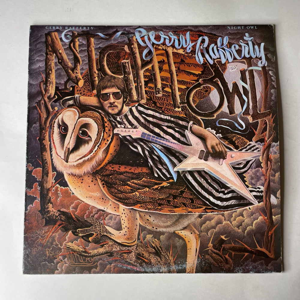 Винтажная виниловая пластинка LP Gerry Rafferty Night Owl (Канада 1979)