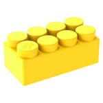 Элемент 18x9x7,5 см для GigaBloks 7,5"