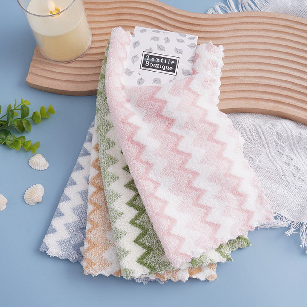 Многофункциональные впитывающие тряпки из кораллового флиса (4 шт.)