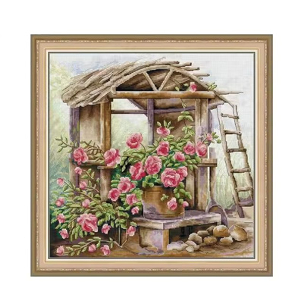 "После дождя"-HA198 вышивка