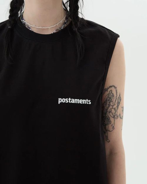 Майка Postaments Basic Small черная