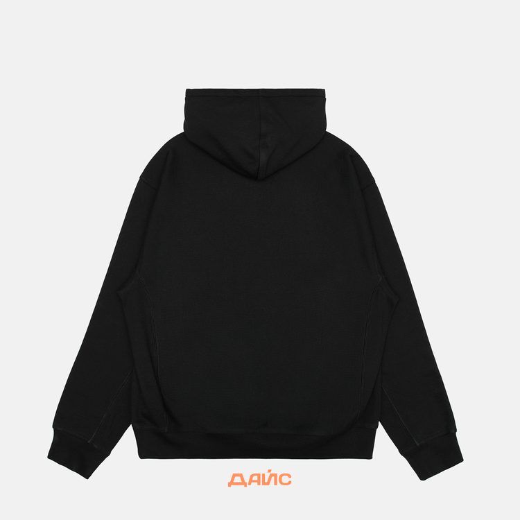 Толстовка мужская Carhartt WIP Hooded American Script артикул:I028279_black - купить в магазине Дайс