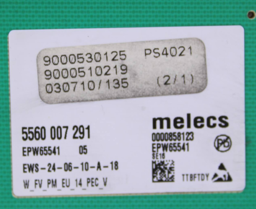 Модуль управления стиральной машины BOSCH 5560 007 291 (EWP65541)