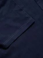 Футболка Hardlunch с карманом темно-синяя