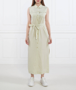 Платье с ремешком TENCEL SLEEVELESS SHIRT DRESS Calvin Klein - фисташковый(K20K205204)
