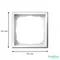 Рамка 1-м ArtGallery лотос SE GAL001301
