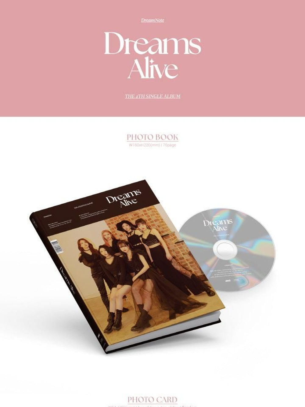 Альбом DREAMNOTE - DREAMS ALIVE 4th Single Album