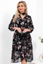 Платье Адель (черный) Р11-2003 Nikol (Акция)