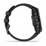 Смарт-часы Garmin Epix Pro (Gen 2) Sapphire Edition 47 мм, титановый, угольно-серый DLC, черный ремешок, 010-02803-11