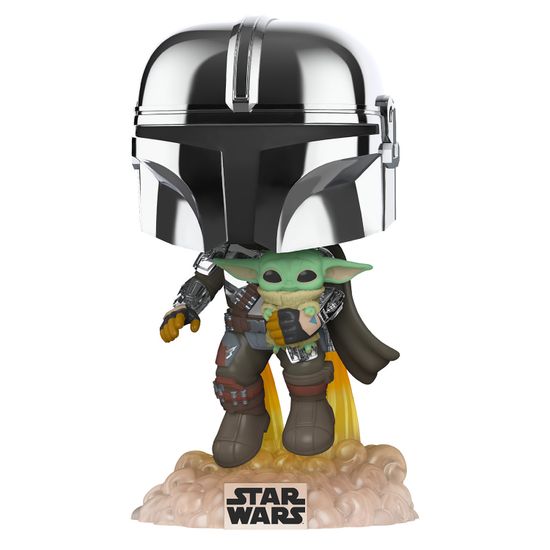 Фигурка Funko POP! Bobble Star Wars ATG Mandalorian w/Pin (Exc) (402) 55496